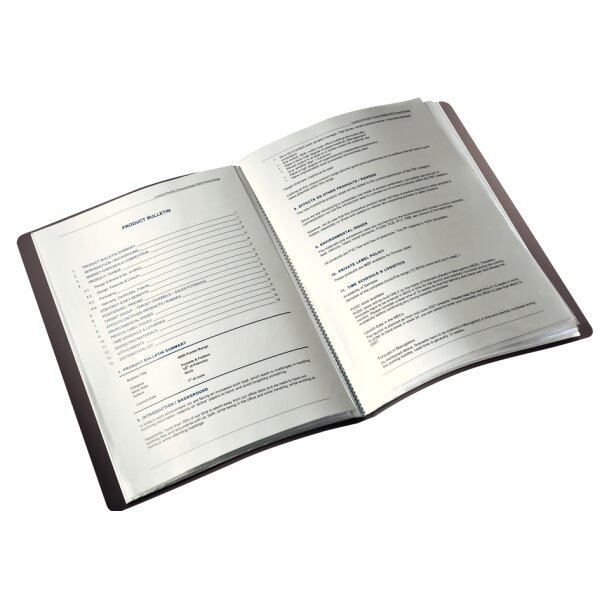 LEITZ Prot&egrave;ge-documents Solid, A4, PP, 40 pochettes, blanc