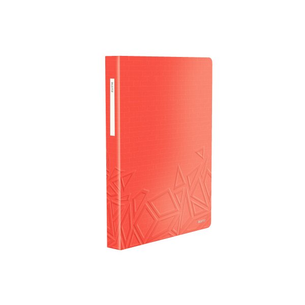 LEITZ Sichtbuch UrbanChic PP A4 46520024 rot 80 Hüllen
