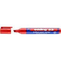EDDING Marqueur permanent 33 33-2 rouge