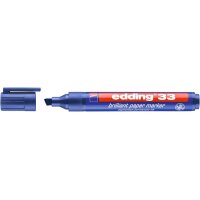 EDDING Marqueur permanent 33 33-3 bleu