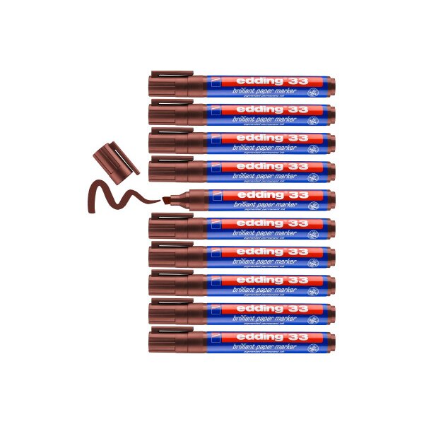 EDDING Permanent Marker 33 1-5mm 33-7 braun