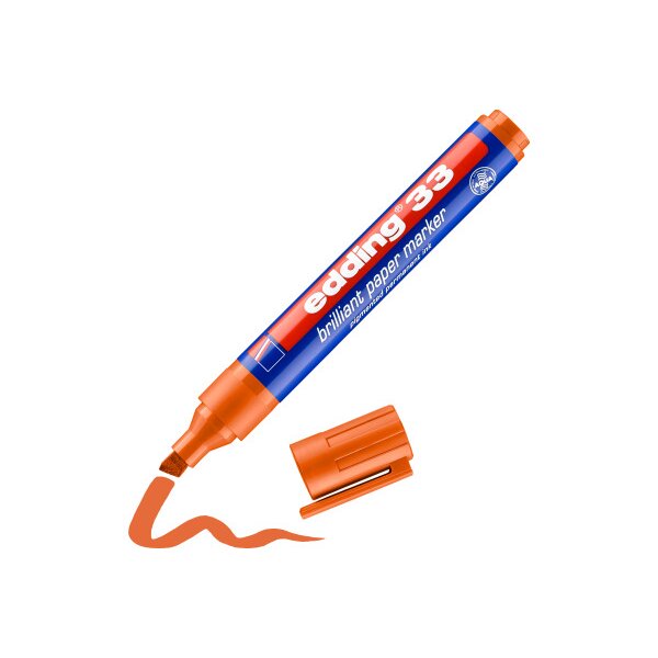 EDDING Permanent Marker 33 1-5mm 33-6 orange