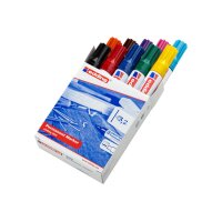 EDDING Permanent Marker 500 2-7mm 500-999 10 Farben ass.