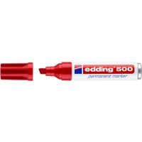 EDDING Marqueur permanent 500 2-7mm 500-2 rouge