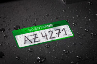 AVERY ZWECKFORM Inventar-Etiketten 50x20mm 6908 grün, Poly. 10Bl.50Stk.