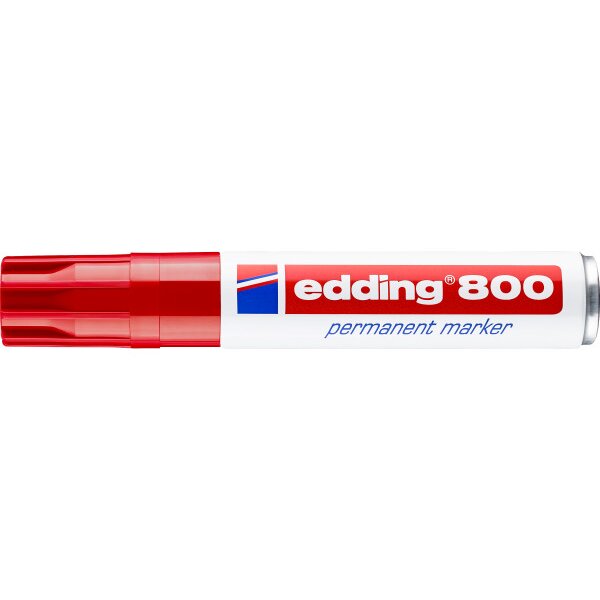 EDDING Marqueur permanent 800 4-12mm 800-2 rouge
