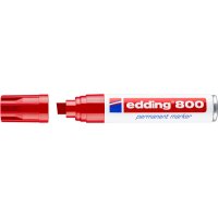 EDDING Marqueur permanent 800 4-12mm 800-2 rouge