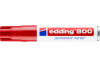 EDDING Marqueur permanent 800 4-12mm 800-2 rouge