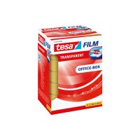 TESA tesafilm transparent 25mmx66m 573790000 5 Rl. + 1...