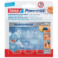 tesa Powerstrips DECO-HAKEN XL, Haltekraft: max. 1,0 kg