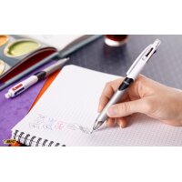 BIC Stylo à bille rétractable 4 Colours 3+1 HB