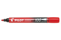 PILOT Permanent Marker 100 1mm SCA-100-R Round Tip rouge