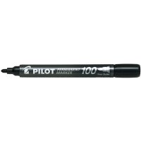 PILOT Permanent-Marker 100, Rundspitze, blau