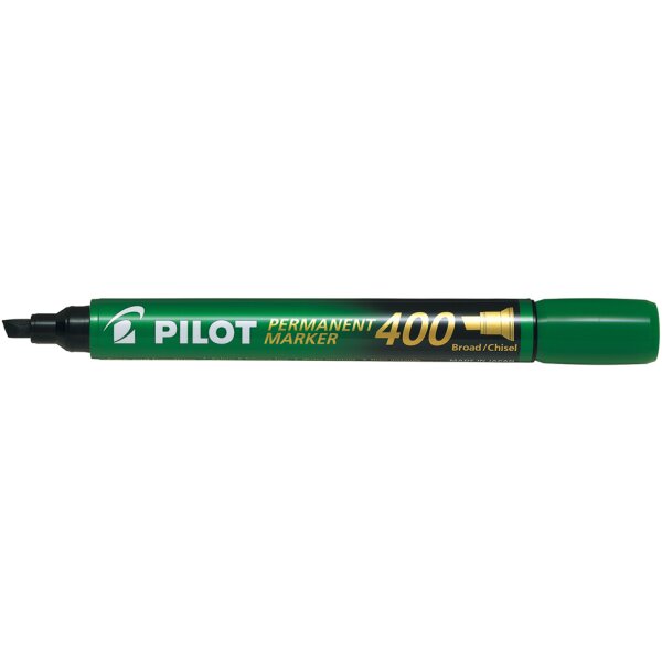PILOT Marqueur permanent 400, pointe biseautée, noir