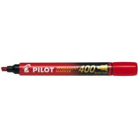 PILOT Marqueur permanent 400, pointe biseautée, noir