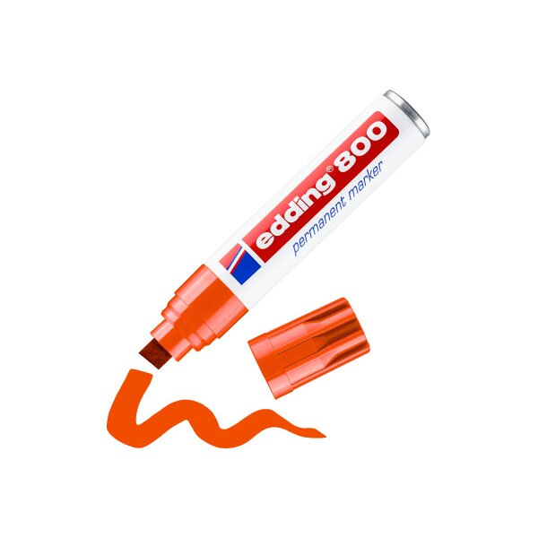 EDDING Permanent Marker 800 4-12mm 800-6 orange