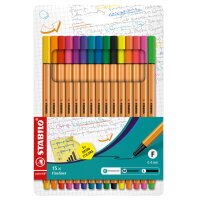 STABILO Feutre à pointe fine point 88, étui...