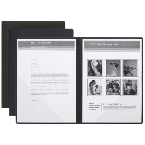 PAGNA Präsentations- Bewerbungsmappe "Perfect", dunkelblau