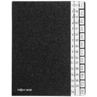 PAGNA Pultordner, DIN A4, 44 Fächer, 1-31 und...