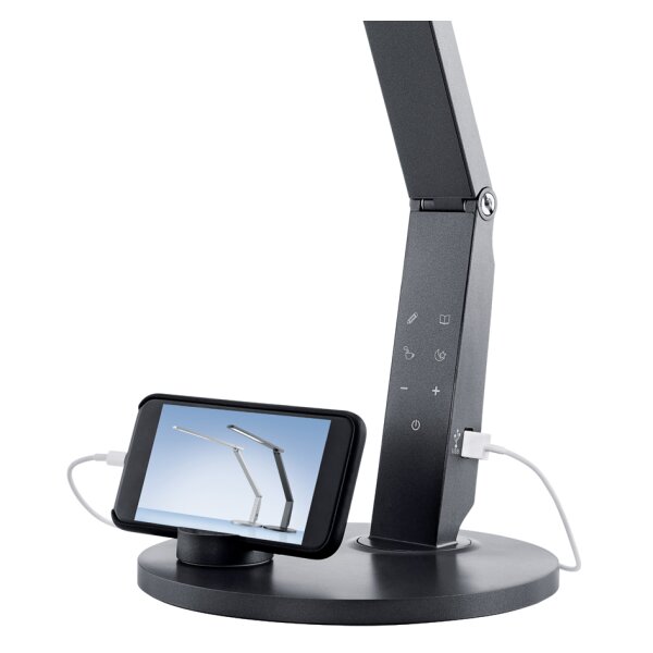 Hansa Lampe de bureau à LED Vario Plus, anthracite