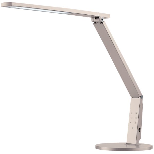 Hansa Lampe de bureau à LED Vario Plus, argent