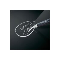 SIGEL Kreidemarker 20 + 50 BA176 weiss,abwischbar 2...