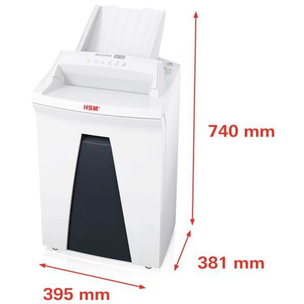 HSM Destructeur de documents Auto-Feed SECURIO AF150
