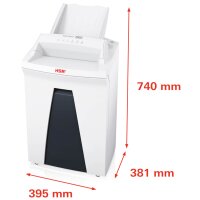 HSM Destructeur de documents Auto-Feed SECURIO AF150,