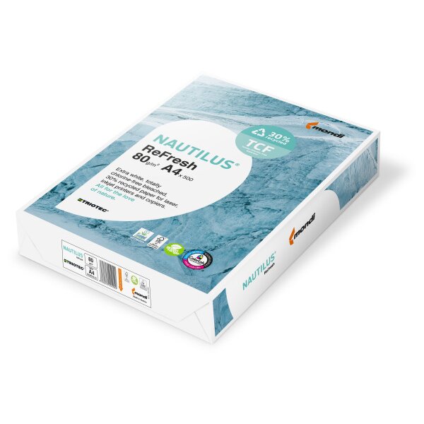 NAUTILUS REFRESH Kopierpapier FSC A4 88078255 Frischfaser-Rec.80g SB 500 B.