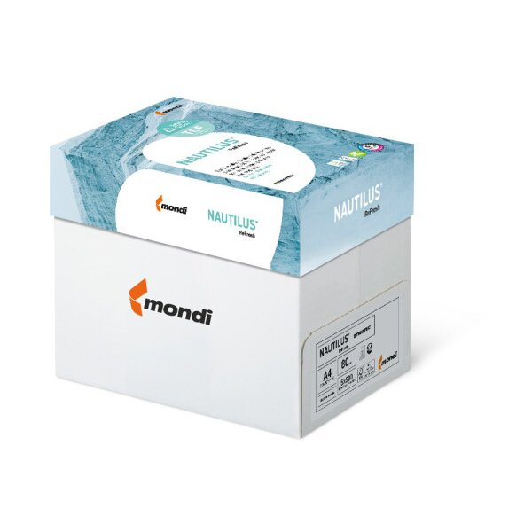NAUTILUS REFRESH Kopierpapier FSC A4 88078255 Frischfaser-Rec.80g SB 500 B.