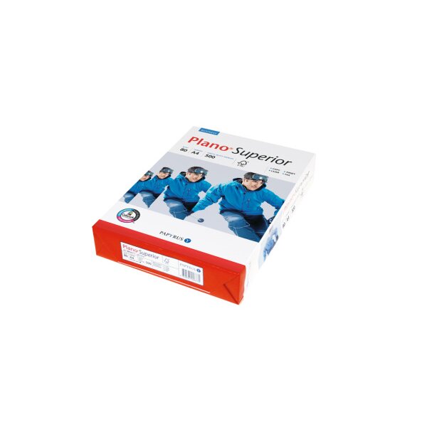 PLANO SUPERIOR 2-Loch A4 88026784 weiss, 80 g SB 500 Blatt