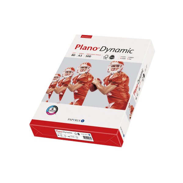 PLANO DYNAMIC Kopierpapier FSC A3 88032036 weiss, 80g BB 500 Blatt