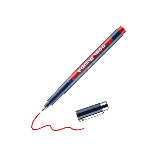 EDDING Profipen 1800 0.70mm 1800-2-07 rot