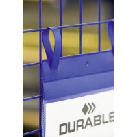 DURABLE Gitterboxtasche mit Lasche, A4 hoch, blau