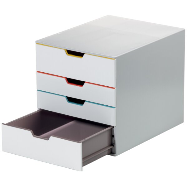 DURABLE Schubladenbox VARICOLOR 4, mit 4 Schubladen
