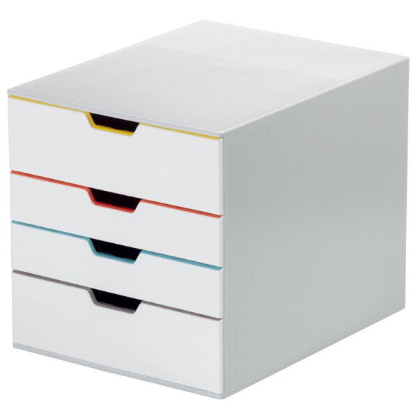 DURABLE Schubladenbox VARICOLOR 4, mit 4 Schubladen