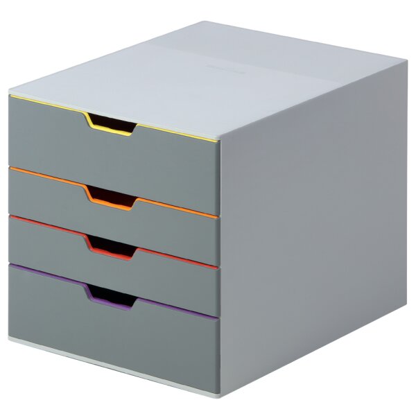 DURABLE Schubladenbox VARICOLOR 4, mit 4 Schubladen