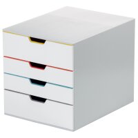 DURABLE Schubladenbox VARICOLOR 4, mit 4 Schubladen