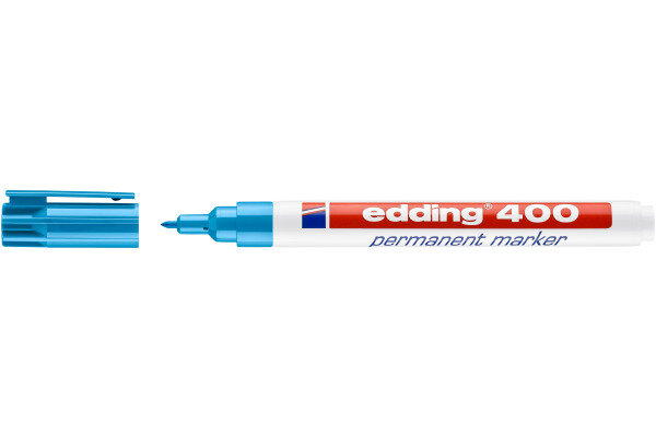 EDDING Permanent Marker 400 1mm 400-10 bleu clair
