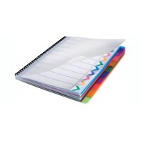 GBC Kunststoff-Register PolyDividers, DIN A4, PP, 5-teilig