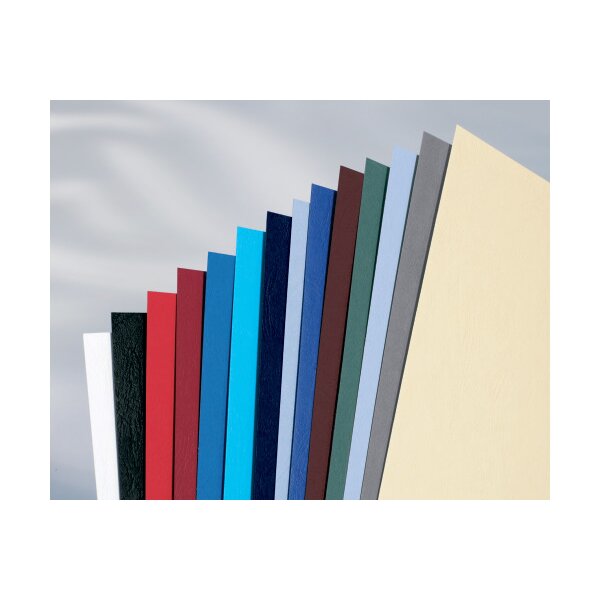 GBC LeatherGrain Cover A4 CN040030 rouge 25 pcs.