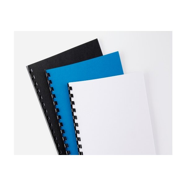 GBC LeatherGrain Cover A4 CN040070 blanc 25 pcs.