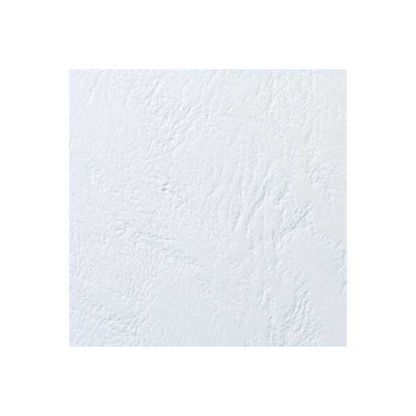 GBC LeatherGrain Cover A4 CN040070 blanc 25 pcs.