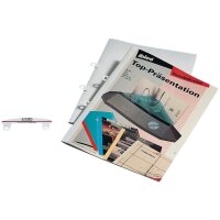 GBC Abheftzunge für Thermobindemappen, aus PVC, weiss