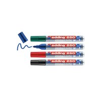 EDDING Boardmarker 250 250-E4 4 couleurs ass.