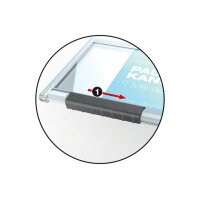 DURABLE Ausweishalter PUSHBOX TRIO, transparent