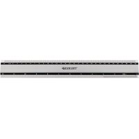 WESTCOTT Aluminium Lineal 30cm E-1019100 cm/inch Scala