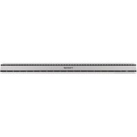WESTCOTT Aluminium Lineal 50cm E-1019300 cm/inch Scala