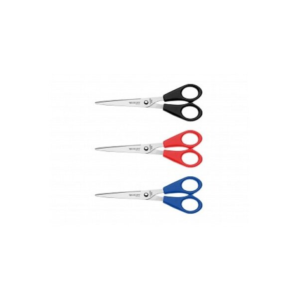 WESTCOTT Scheren-Set 17cm E-3103200 blau/rot/schwarz 3 Stück