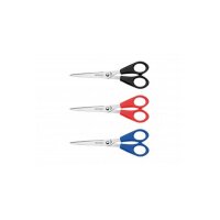 WESTCOTT Scheren-Set 17cm E-3103200 blau/rot/schwarz 3...